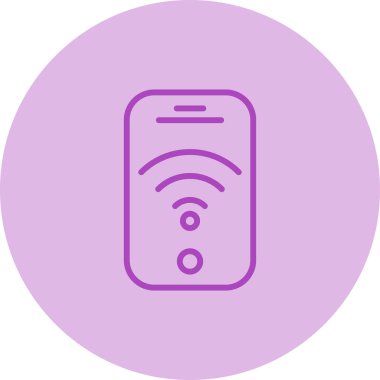 Kablosuz Bağlantı, Wi-Fi sinyal vektör simgesi