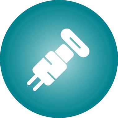 usb kablo simgesi, vektör illüstrasyonu basit tasarım