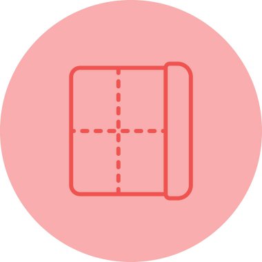 Beyaz Arkaplanda Web Sayfası Kenarlıkları Simgesi İzole Edildi 