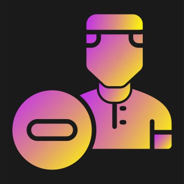 user icon, vector illustration simple design