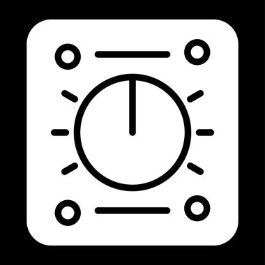 Web ve mobil uygulama tasarımınız için beyaz arkaplanda izole edilmiş loş simge vektörü. Logo logosu konsepti