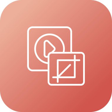 Ekin. Web simgesi basit illüstrasyon