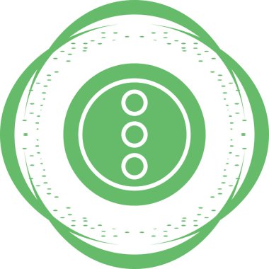 Beyaz arkaplanda menü düğmesi simgesi 