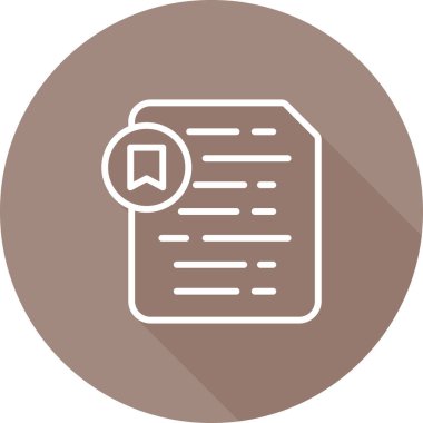 Belge Ekle Yer İmi simgesi, vektör illüstrasyonu 