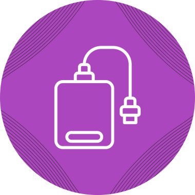 dış sabit sürücü simgesi, vektör çizim  