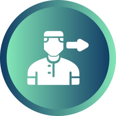 user icon, vector illustration simple design