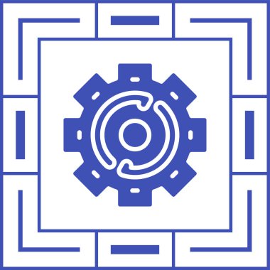 Yenile. Web simgesi basit illüstrasyon