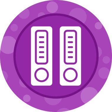 Depolama web simgesi, basit vektör illüstrasyonuName 