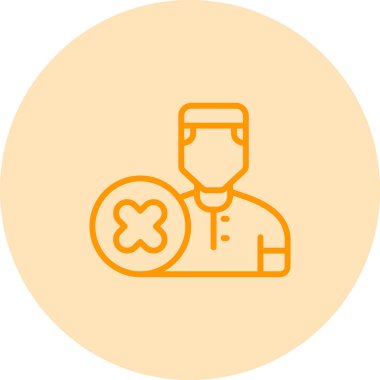 user icon, vector illustration simple design