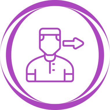 user icon, vector illustration simple design