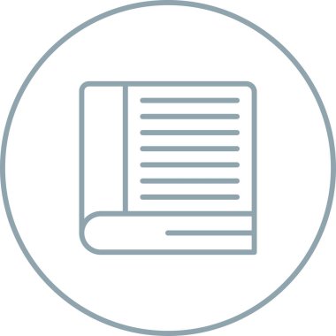 kitaplar düz simge, vektör illüstrasyonu