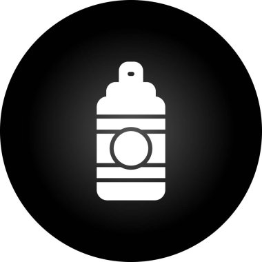 Losyon şişesi simgesi, basit vektör illüstrasyonu