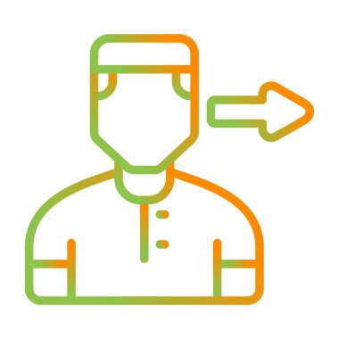 user icon, vector illustration simple design