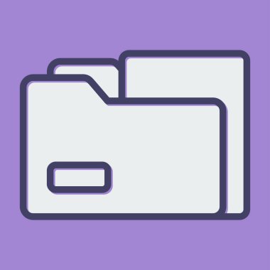 dosya yöneticisi simge vektör illüstrasyonu