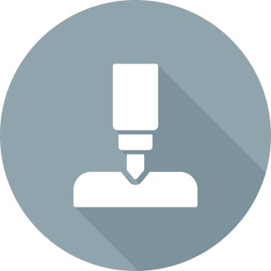 Pnömatik çekiç ağ simgesinin vektör illüstrasyonu