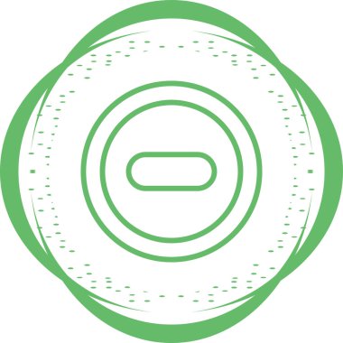 Basit düz eksi vektör çizimi tasarımı