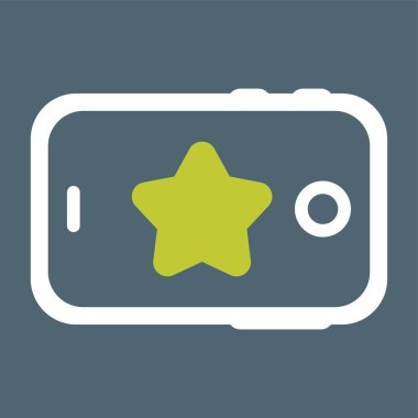 Tablet bilgisayar satırı simgesinin vektör çizimi. 