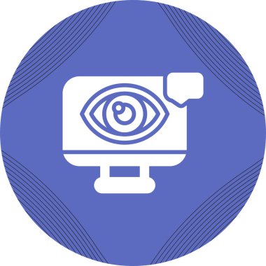 Görsel Tasarım Web simgesi vektör illüstrasyonu