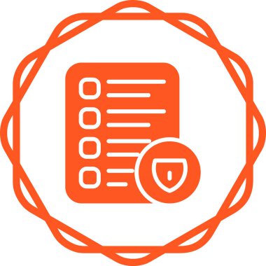 Veri Yönetimi vektör çizgisi tasarım simgesi