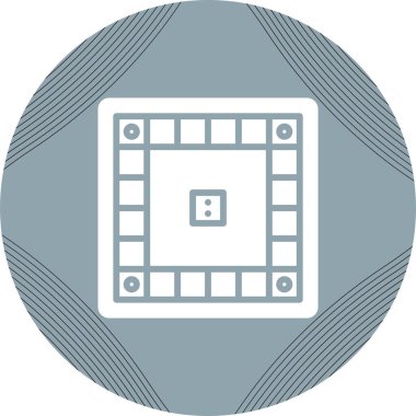 Masa oyunu. Web simgesi basit illüstrasyon
