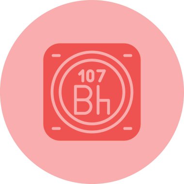 Metal kimyasal elementin web illüstrasyonu