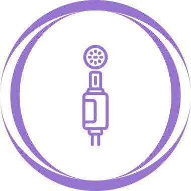 elektrik prizi simgesi. Web illüstrasyonu