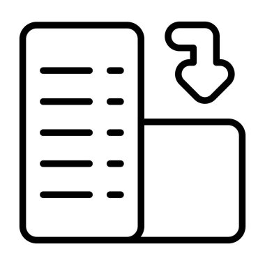 Mode Portresi. Web simgesi basit illüstrasyon