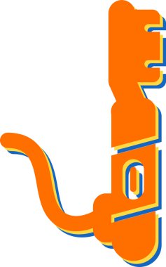 Elektrikli diş fırçası web simgesi, vektör illüstrasyonu