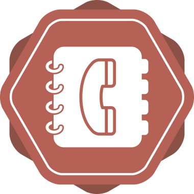 Telefon rehberi vektör illüstrasyonuName