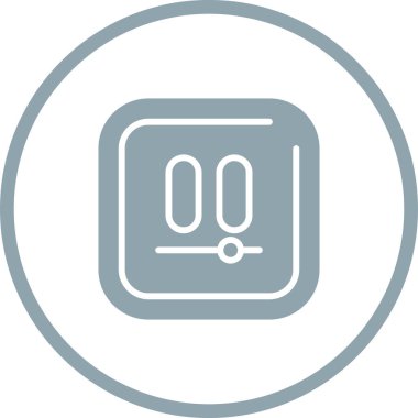 Vektör illüstrasyon Video Duraklatma simgesi 