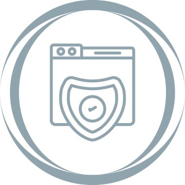 Güvenli Internet bağlantı Ssl simgesi. Güvenli kilit erişim Internet illüstrasyon tasarımı izole. SSL güvenli güvenlik.