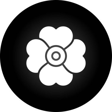 Kiraz çiçeği ikonu vektör illüstrasyonu 