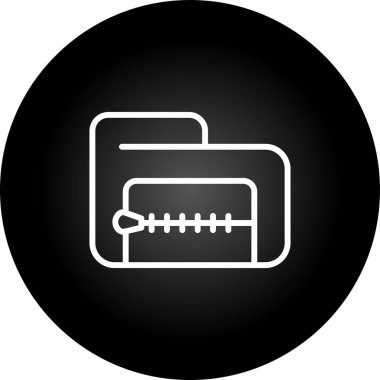 ZIP dosya biçimi vektör illüstrasyonu