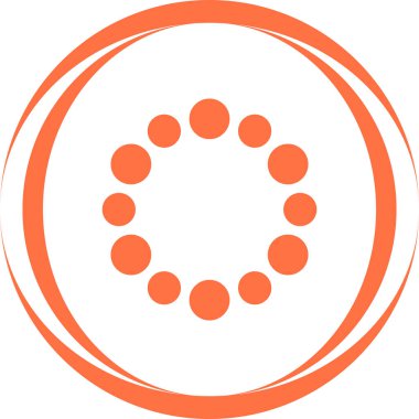 Spinner Web simgesi yükleniyor, basit illüstrasyon 