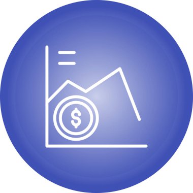 Pazar Kaybının illüstrasyon simgesi