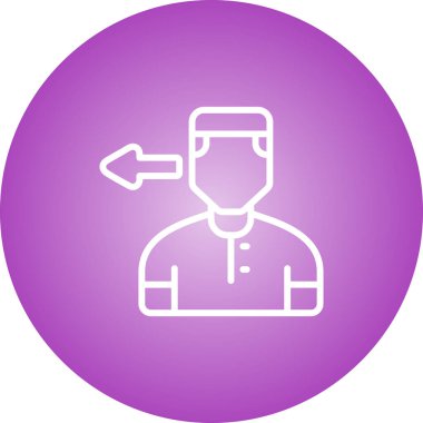 user icon, vector illustration simple design