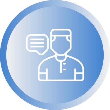 user icon, vector illustration simple design