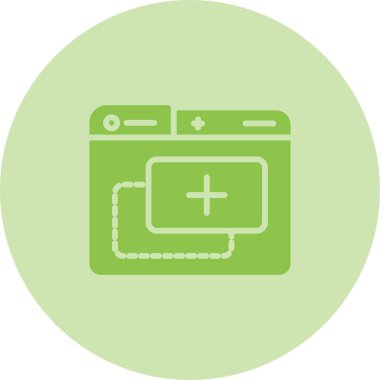 Beyaz Arkaplanda Eklenti Simgesi veya İmza İzole Edildi