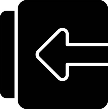 Belge İçeriye web simgesi aktar, basit vektör illüstrasyonu