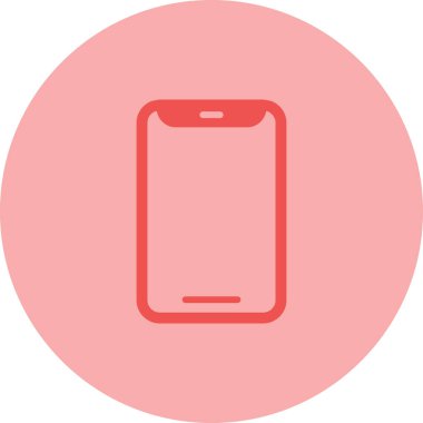 akıllı telefon web simgesi vektör çizimi 