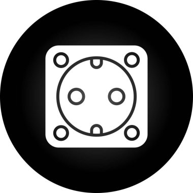 soket simgesi web basit illüstrasyon