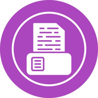 Depolama web simgesi, basit vektör illüstrasyonuName 