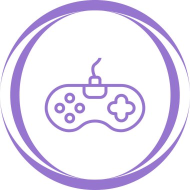 oyun denetleyici simgesi, vektör illüstrasyonu