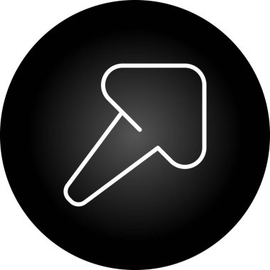 ok simgesi, vektör illüstrasyonu 