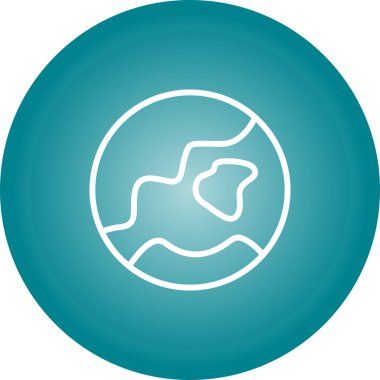 Küresel simge vektör illüstrasyonu 