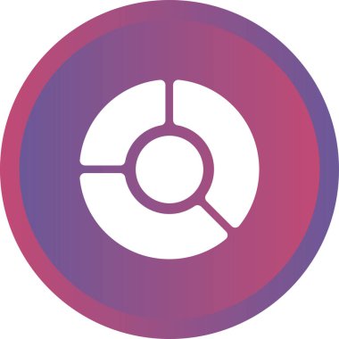 Pie Grafik Simgesi, Grafik İşareti, Renkli Vektör Resimleri