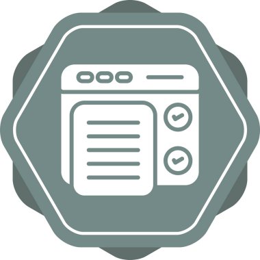 Yazılım Test Simgesi, Beyaz Konsepti İzole Edildi 