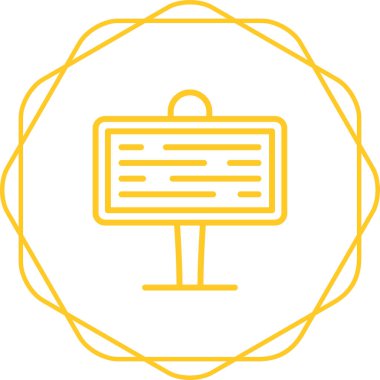 Web simgesi vektör illüstrasyonunu imzala