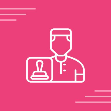 user icon, vector illustration simple design