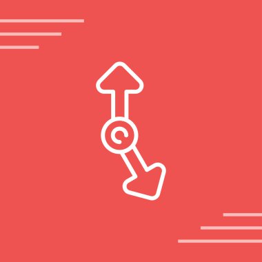 ok simgesi işareti, vektör illüstrasyonu